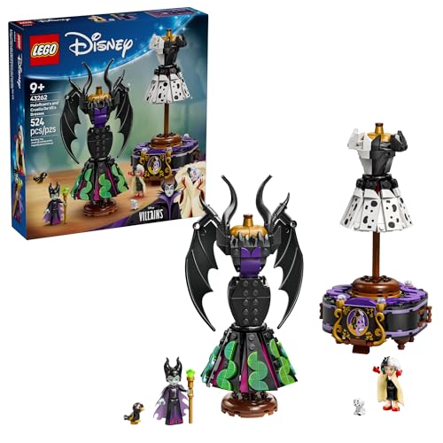 LEGO Disney Villains Maleficent Cruella Dresses