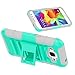 Galaxy Core Prime Case, EC™ Galaxy Prevail LTE Case, Hybrid Armor Dual Layer Full Body Protective Holster Case with Kickstand + Belt Swivel Clip for Samsung Galaxy Core Prime (A Turquoise+Grey)