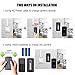 Video Doorbell Camera with Wireless Chime,16GB SD(Video Recording)&Chime Included,Two-Way Talk,Motion Detection,Night Vision,166° Wide Angle,Rechargeable Battery/Wired Doorbell,App for iOS/Android