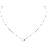 925 Sterling Silver Dot Necklace for Women Round