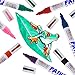 U.S. Art Supply 18 Color Set of Medium Point Tip Oil Based Paint Pen Markers - Permanent Ink that Works on Most Surfaces Glass, Wood, Metal, Rubber, Rocks, Stone, Arts, Crafts & Tools