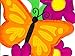 Evergreen Flag Colorful Butterflies Welcome Flag 12.5 x 18 Inches, Detailed Bright and Durable Garden Flag for Your Garden, Patio or Lawn