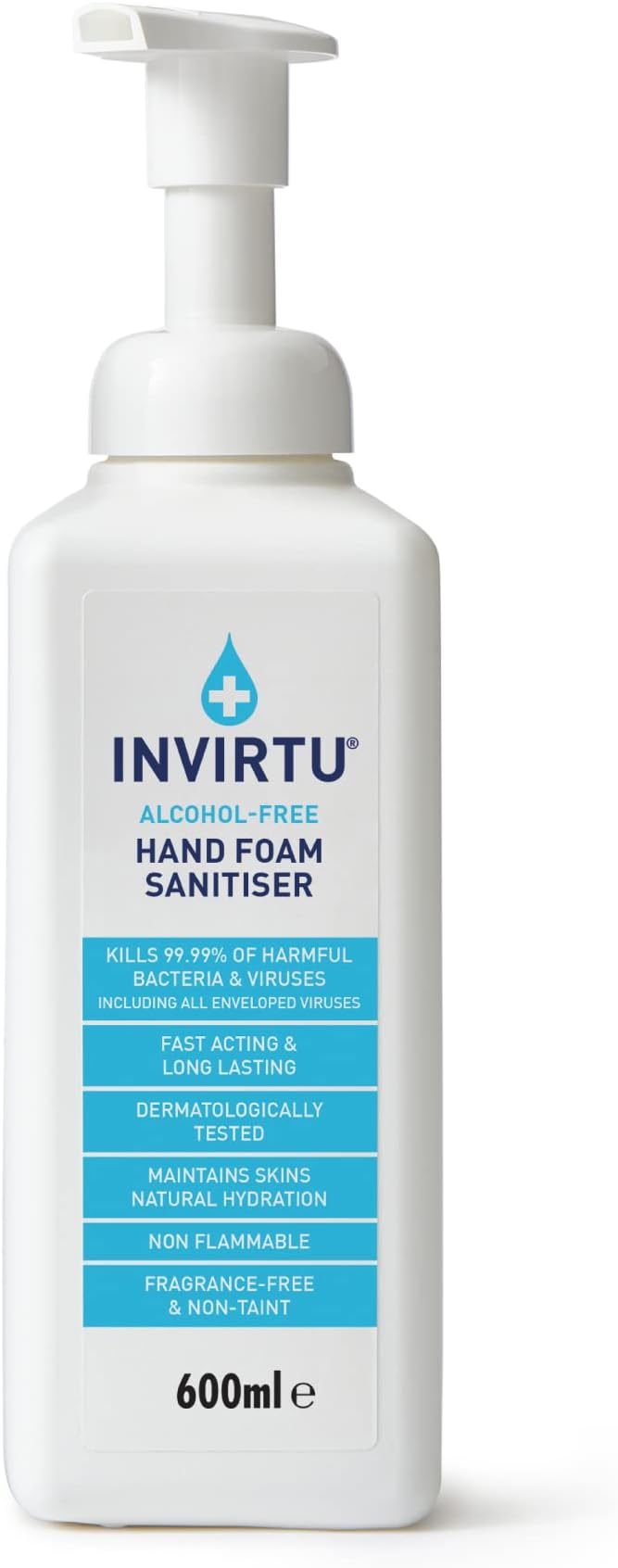 Byotrol INVIRTU Alcohol Free Antibacterial Hand Sanitiser Foam 600ml