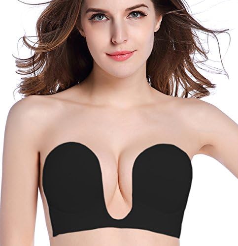 Deceny CB Invisible Bras for Women Push Up Strapless Self Adhesive Silicone Bra