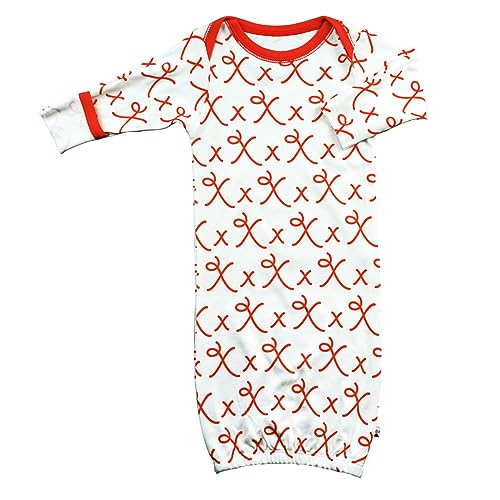 Babysoy Unisex Baby Long Sleeve Alphabet Pattern Gown SleepSack/Bundler