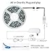AMANEER LED Strip Lights Built-in IC with APP, Rope Lights,Bluetooth Wireless Smart Phone App Controlled Light Strip Kit 16.4ft LED Lights,150 LEDs 5050 Dream Color Strip Lighting, Android iOS System