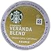 Starbucks K-Cup Coffee Pods, Starbucks Blonde Roast Coffee, Veranda Blend For Keurig Brewers, 100% Arabica, 1 Box (24 Pods)