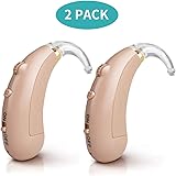 Coniler Hearing Amplifier for Adults and Seniors,Rechargeable Digital Hearing Aids Fit Both Ears with Dynamic Compression for Noise Reduction 2Packs