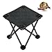 Garne T Mini Portable Folding Stool,Slacker Chair Outdoor Folding Chair for Camping,Fishing,Travel,Hiking,Garden,Beach, Quickly-Fold Chair Oxford Cloth with Carry Bag