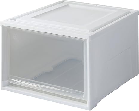 Amazon アイリスオーヤマ チェスト 収納ケース 衣類 衣装ケース 幅39 奥行50 高さ29 7cm ウォークイン クローゼット ホワイト クリア Ld 収納ケース ボックス オンライン通販