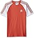 adidas Originals Men's Originals 3 Stripes Tee, Clear Sky, Medium
