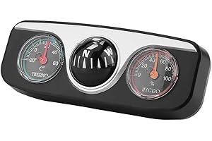 KEENSO 3 In 1 Car Multi Fution for with Thermometer and Hygrometer for Car Accessories