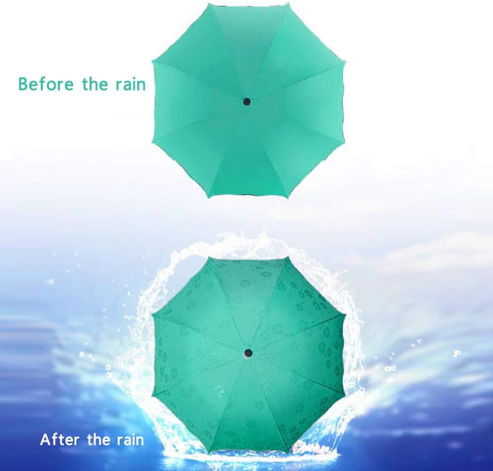 Green Windproof Vented Travel UmbrellaSun Protection UV Umbrella