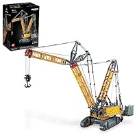 LEGO Technic Liebherr Crawler Crane LR 13000 Model Kit - Bedroom or Office Decor for Adults, Ages 18+ - Building Blocks for Adults to Display - Gift Ideas - 42146