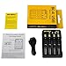 Fast 18650 Battery Charger, Intelligent USB Charger with Temperature Adjustment Function for 3.7V Rechargeable Battery Li-Ion IMR 26650 20700 21700 14500 18350 18500