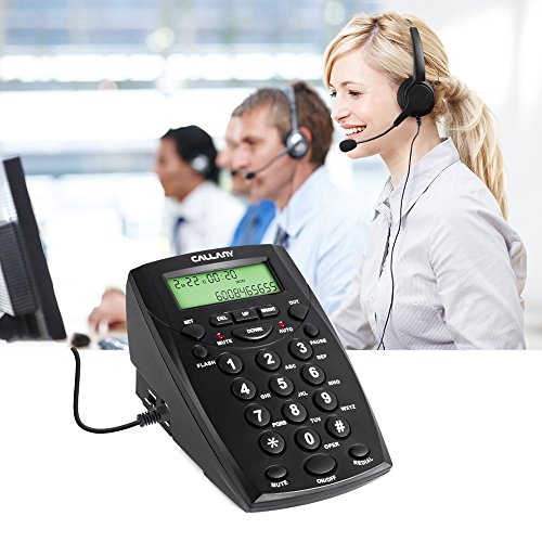 CALLANY Call Center Telephone with Noise Cancellation Headset (HT500