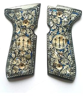 Amazoncom Ajax Custom Beretta 92 96 Blue Vapor Grips