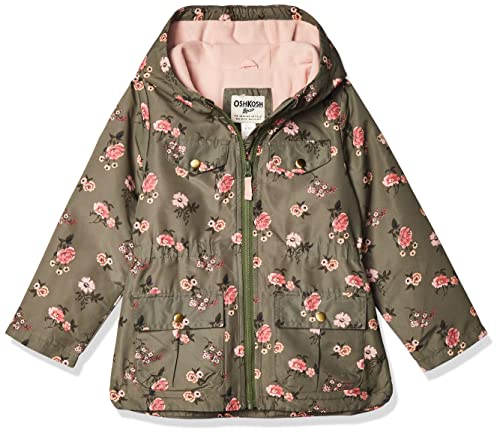 OshKosh B'Gosh Girls' Midweight Hooded Anorak Jacket Coat