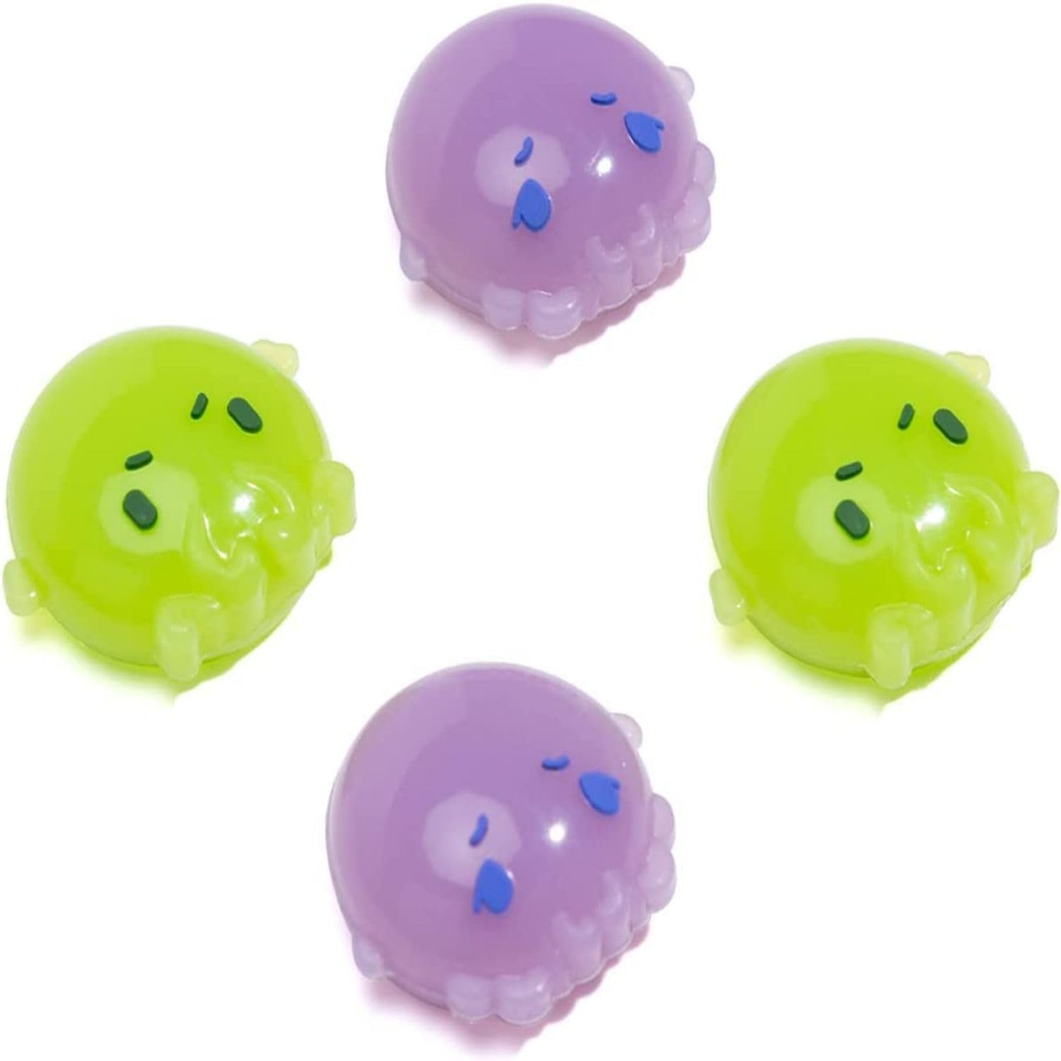 GeekShare Cute Luminous Silicone Joy Con Thumb Grip Caps, Joystick Cover Compatible with Switch/OLED/Switch Lite, 4PCS