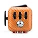 Fidget Dice 6 Sides Release Stress Anxiety and Relax Cube for Children and Adults - Wooden Stripe
