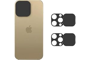 EYSOFT Phone Camera Lens Cover Compatible for Phone 16 Pro/ 16 Pro Max,Camera Lens Protector to Protect Privacy and Security,Strong Adhesive Black-2 Pack