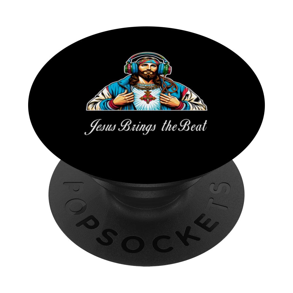 Jesus Brings the Beat Christian Music PopSockets Swappable PopGrip