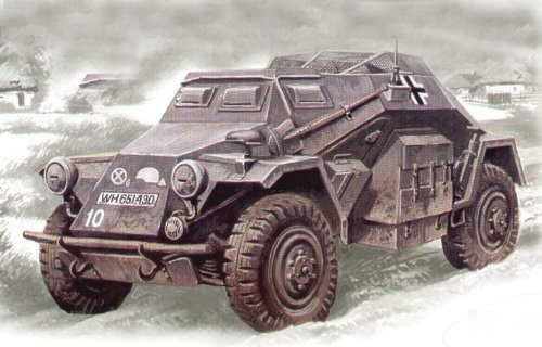 ICM Models Sd.Kfz.260 Radio Communication Vehicle Building Kit