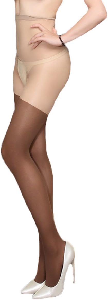 Dou7ble Li Women's Sexy Open Crotch Hosiery Free Tights Crotchless Pantyhose