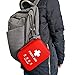 First Aid Kit - 170 Pieces Hard Case and Lightweight - Includes 2 x Eyewash,Instant Cold Pack,Emergency Blanket, CPR Face Mask for Travel, Home, Office, Vehicle, Camping, Workplace & Outdoor (Red)