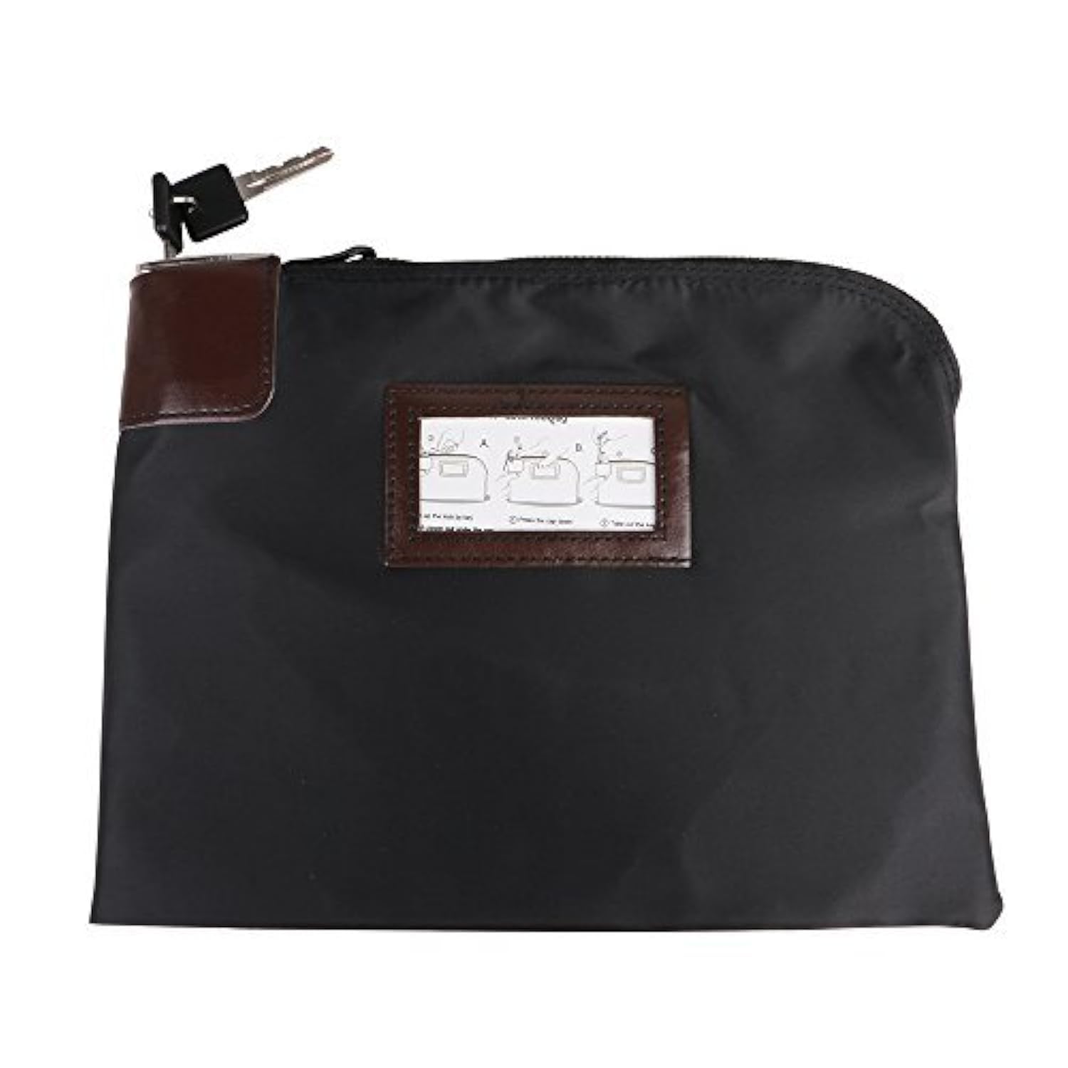 Eagle Lockable Money Bag Security Black 27.5 x 20.8 x 3.5 cm