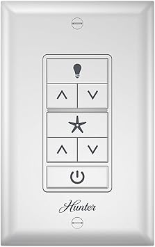 Hunter 99375 Universal Ceiling Fan Wall Control Universal Ceiling
