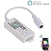 LED WiFi Controller Works with Alexa/Google Home Voice Control for 5050/3528 RGB LED Strip Lights with 16 Million Colors Change/Dimmer/Timer/Sound Activated - Free Apple/Android App Control