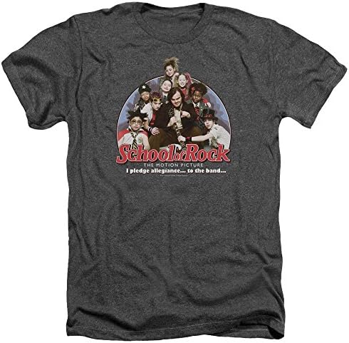 School Of Rock Music Comedy Movie I Pledge Allegiance Adult Heather T-Shirt Tee