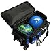 Pyramid Path Deluxe Double Roller with Oversized Accessory Pocket Bowling Bag (Royal Blue/Silver)