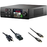 Blackmagic Design Web Presenter HD Bundle with Power Cord and HDMI Cable with Ethernet, 3 Feet