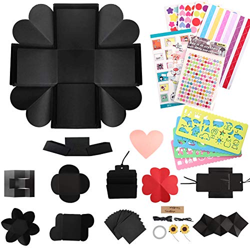 Explosion Gift Box Anniversary Box Picture Box Memory Box for Boy or Girl to Make Surprises and Store Presents.