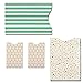 RFID Blocking Graphic Designer Sleeves (10 Credit Card and 2 Passport Protectors) Identity Theft Protection