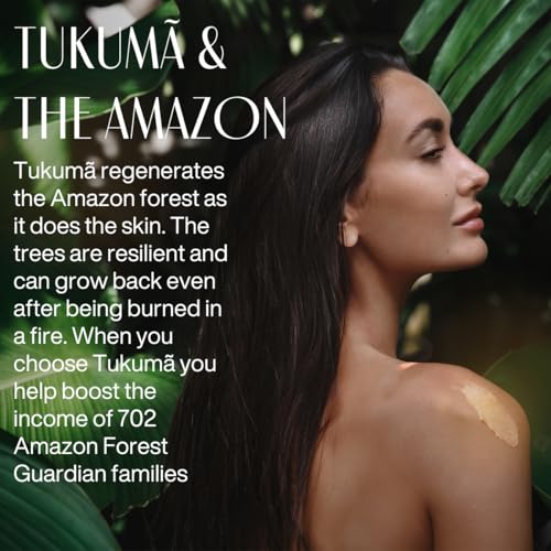 natura Ekos Tukumã Collection Replenishing Gift Set (4 Products) - Body Lotion, Hand Cream, Shower Oil, and Shower Gel - Gift Box - Vegan Skin Care - Brazilian Beauty Secrets - Self Care & Body Care