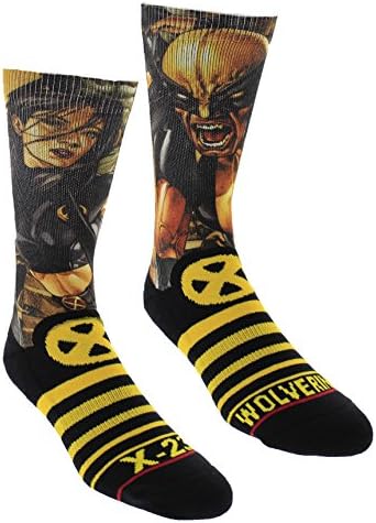 Bioworld Mens Sublimation Crew Sock with a Helicase Sock Ring