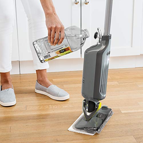 Shark VACMOP Hardwood Cleaner Refill 2 Liter Bottle, Compatible with VM252 & VM180, Cleans & Disinfects Sealed Finished Floors, Stone, Laminate & Tiles, Citrus Clean Scent, VCW60