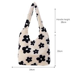 Plush Underarm Bag, Ladies Fluffy Shoulder