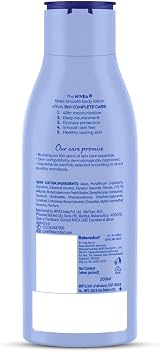 NIVEA Smooth Milk Body Lotion for Dry Skin 200ml - Hydrating, Softening view 7