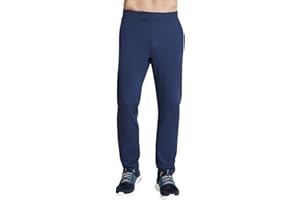 Skechers Mens Go Walk Slip Ins Strechable Straight Leg PantsCasual Pants