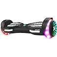 Hover-1 All-Star Hoverboard 7MPH Top Speed, 7MI Range, Dual 200W Motor, 5HR Recharge, 220lbs Max Weight, LED Wheels & Headlights