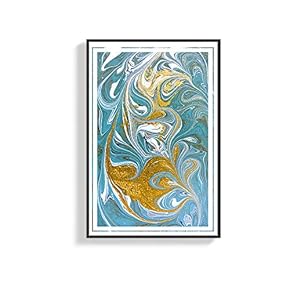 Framed Canvas Wall Art for Living Room, Bedroom Beautiful Metal Feature Canvas Prints for Home Decoration Ready to Hanging - 16x24 inches