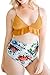 CUPSHE Women's Two Piece Ruffle V Neck Bikini Set