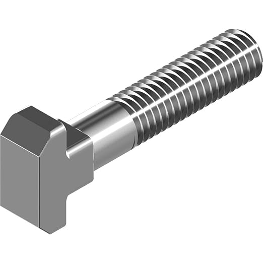 50 Hammer Head Screws DIN 186 B A4 Stainless Steel Square with B M 8