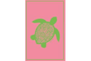 Pink and Green Turtle Journal for Women: Delta Zeta Sorority Gift for Big and Little Sister or Bid - 6x9 Blank Lined Journal Notebook - 110 pages