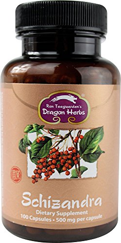 Dragon Herbs Schizandra -- 500 mg - 100 Capsules