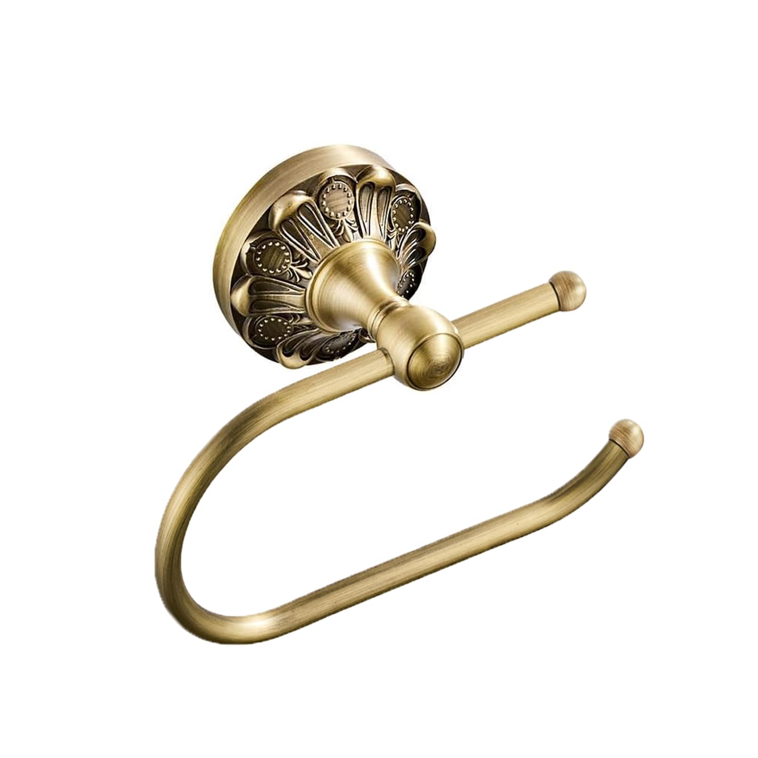 Celbon Brused Bronze Toilet Paper Holder Wall Mounted 18.5cm/7.28'' Antique Brass Tissue and Towel holder for Bathroom or Kitchen Room Vintage Design